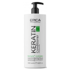 EPICA Keratin PRO Кондиционер для реконструкции и глубокого восстановления волос с гидролизованным кератином, комплексом KERAVIS™ и маслом жожоба, 1000 мл.